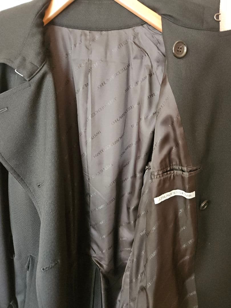 3*十様 JOHN LAWRENCE SULLIVAN ロングトレンチコート ブ
