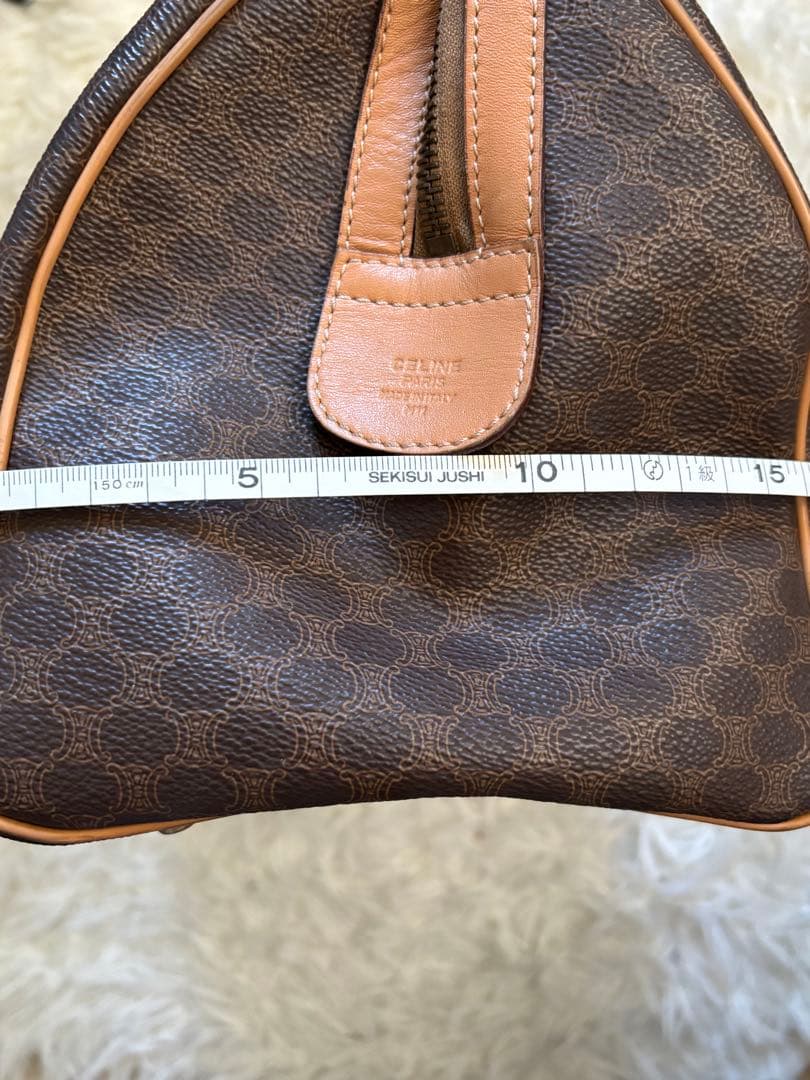 CELINE ブラウン ボストンバッグ