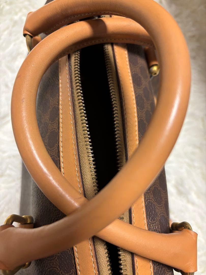 CELINE ブラウン ボストンバッグ