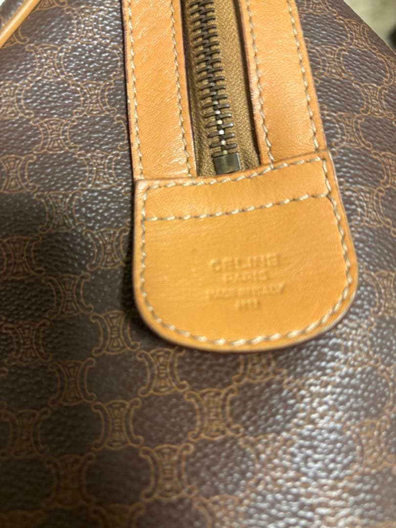 CELINE ブラウン ボストンバッグ