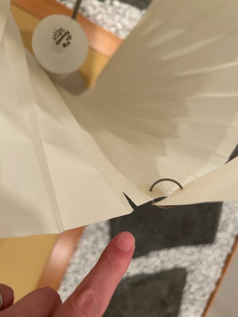 ACTUS アクタス ホワイト スパイラル フロアスタンドライト