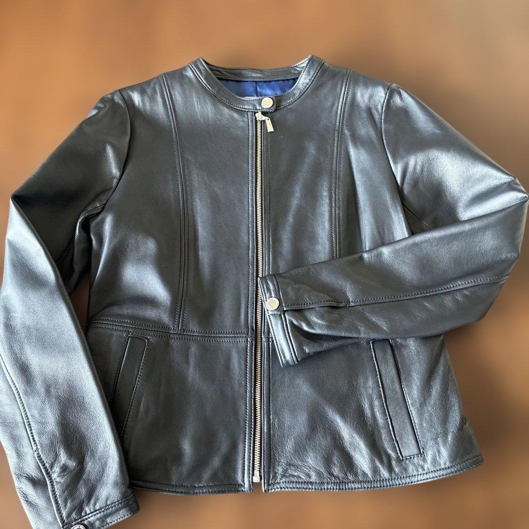 Viaggio Blu ビアッジョブルー　 黒羊革ジャケット