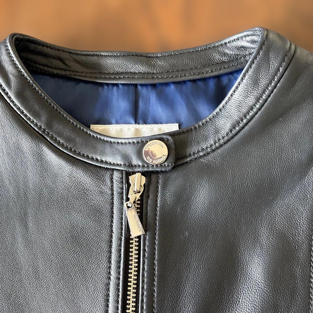 Viaggio Blu ビアッジョブルー　 黒羊革ジャケット