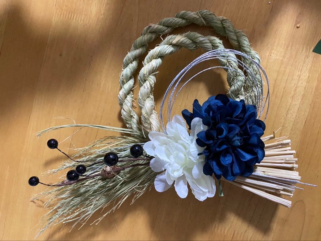 ブロッサムS　15個　しめ縄　リース　土台　三綯い