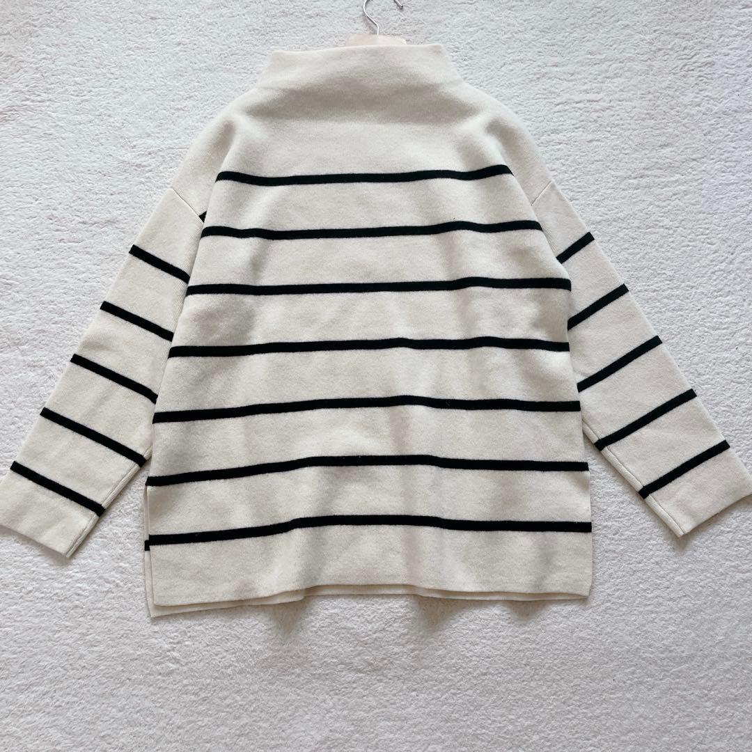 ビアズリー スムースボトルネックニット ウール プルオーバー