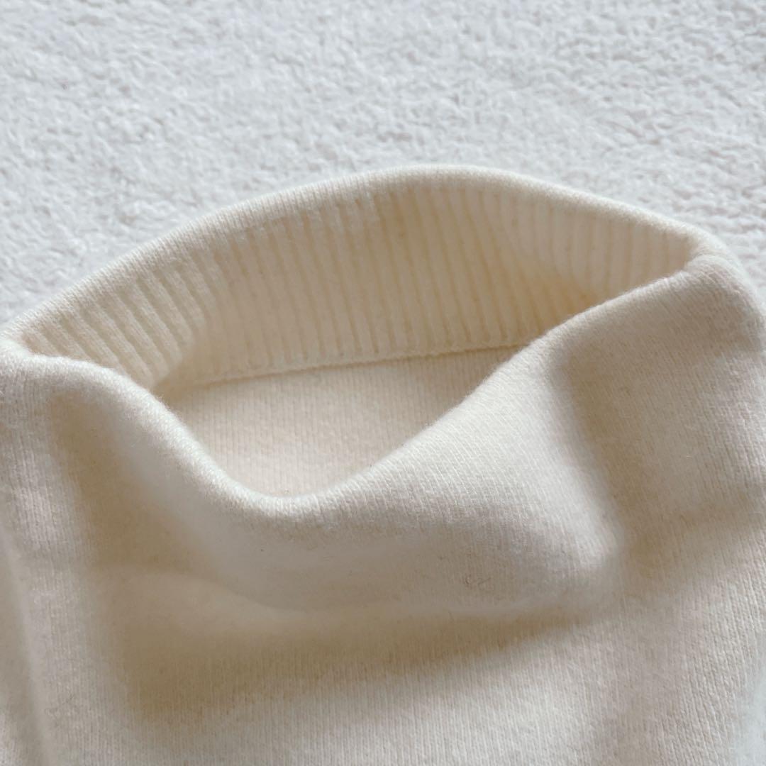 ビアズリー スムースボトルネックニット ウール プルオーバー