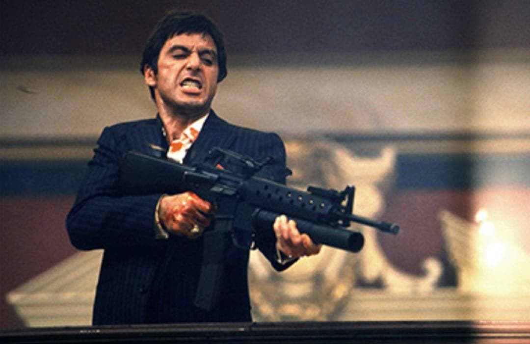 SCARFACE スカーフェイス 本革 総柄 レザージャケット bboy 00s