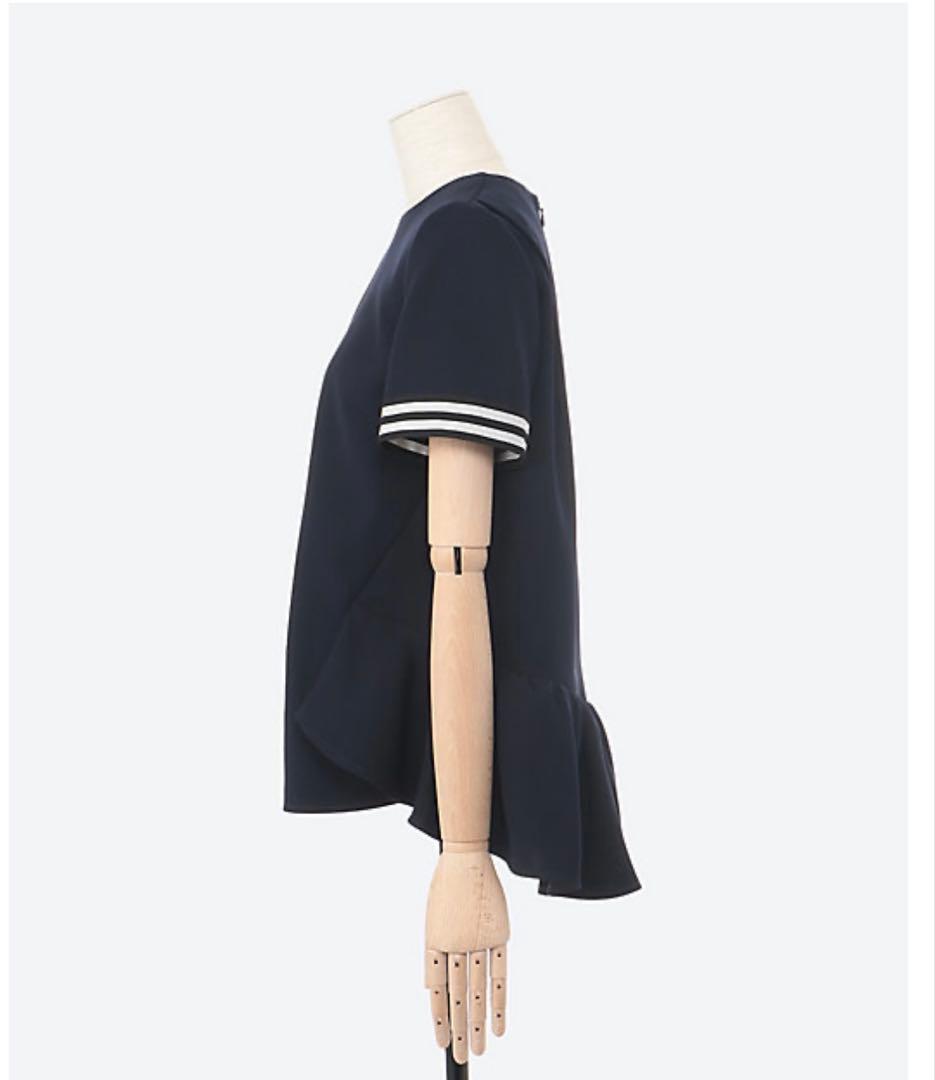 BORDERS at BALCONY 別注BACK RUFFLED TOP