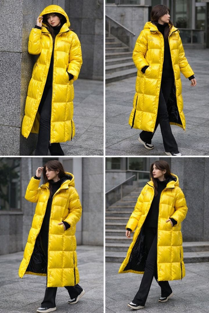 DUVETICA ALSHAT ロングダウン 44 シャイニーイエロー 現行タグ