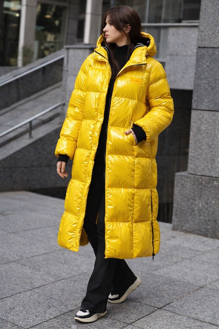 DUVETICA ALSHAT ロングダウン 44 シャイニーイエロー 現行タグ