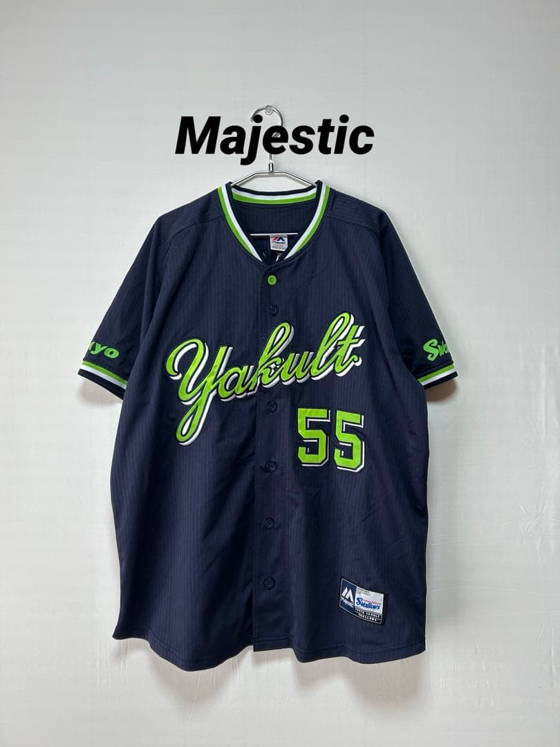 Majestic ヤクルトスワローズ 村上宗隆 ビジター レプリカユニフォーム