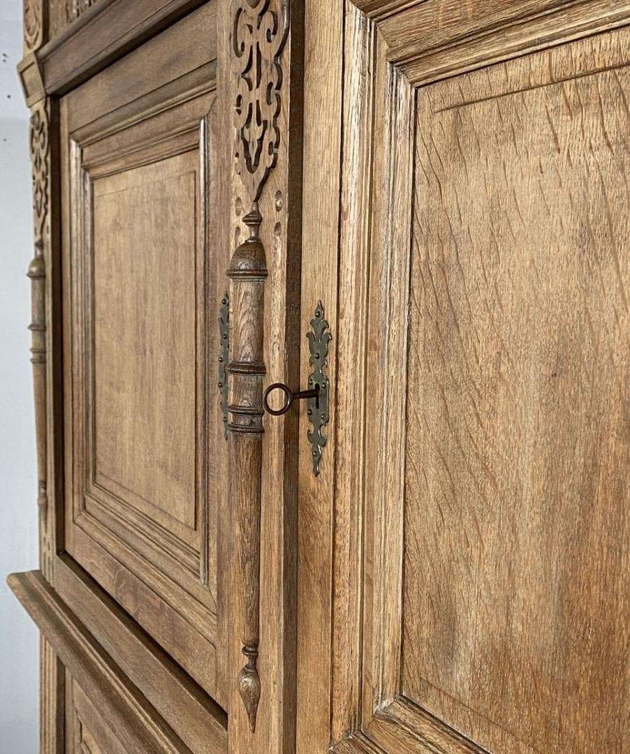フランス アンティーク Oak Cabinet キャビネット
