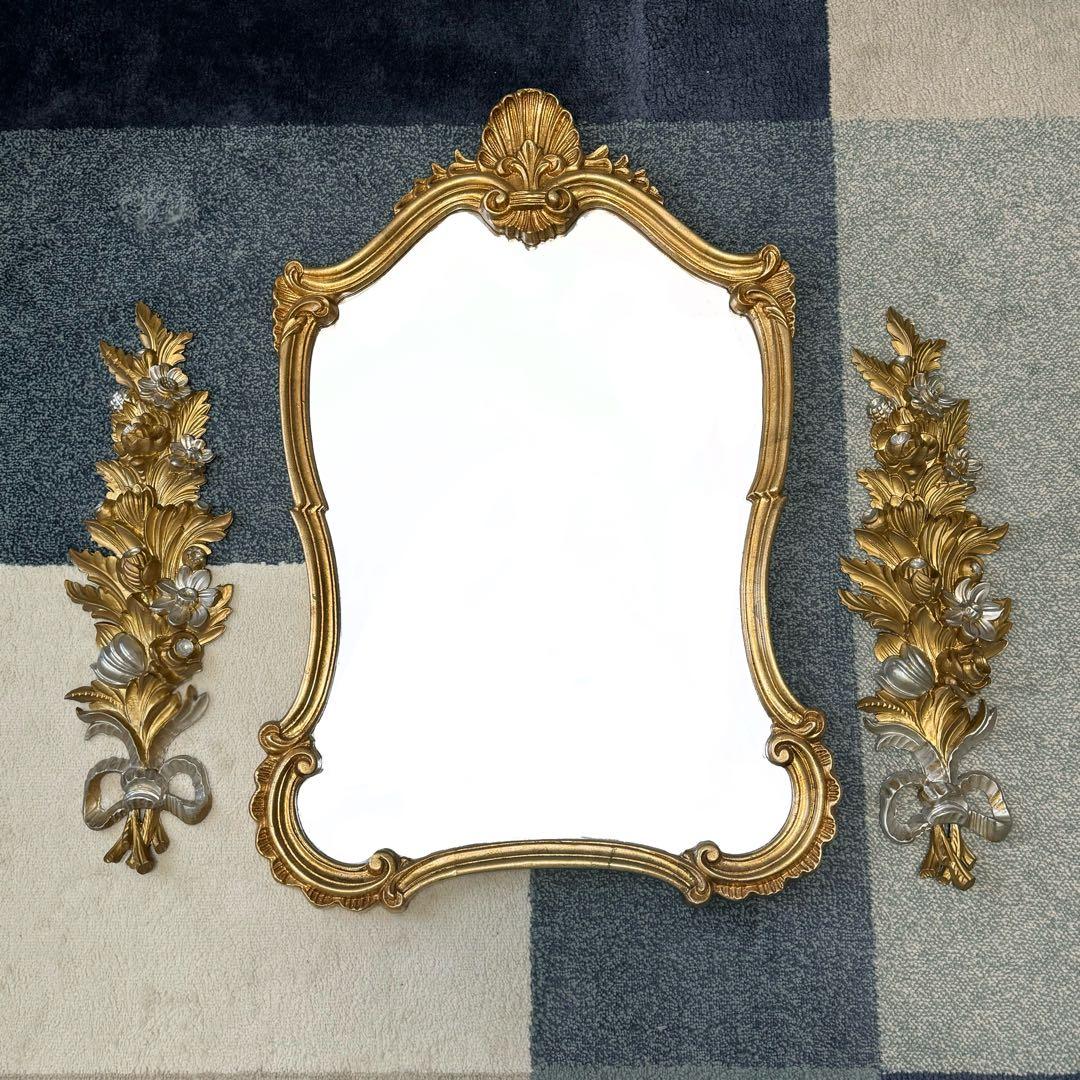 アンティーク鏡　イタリア製