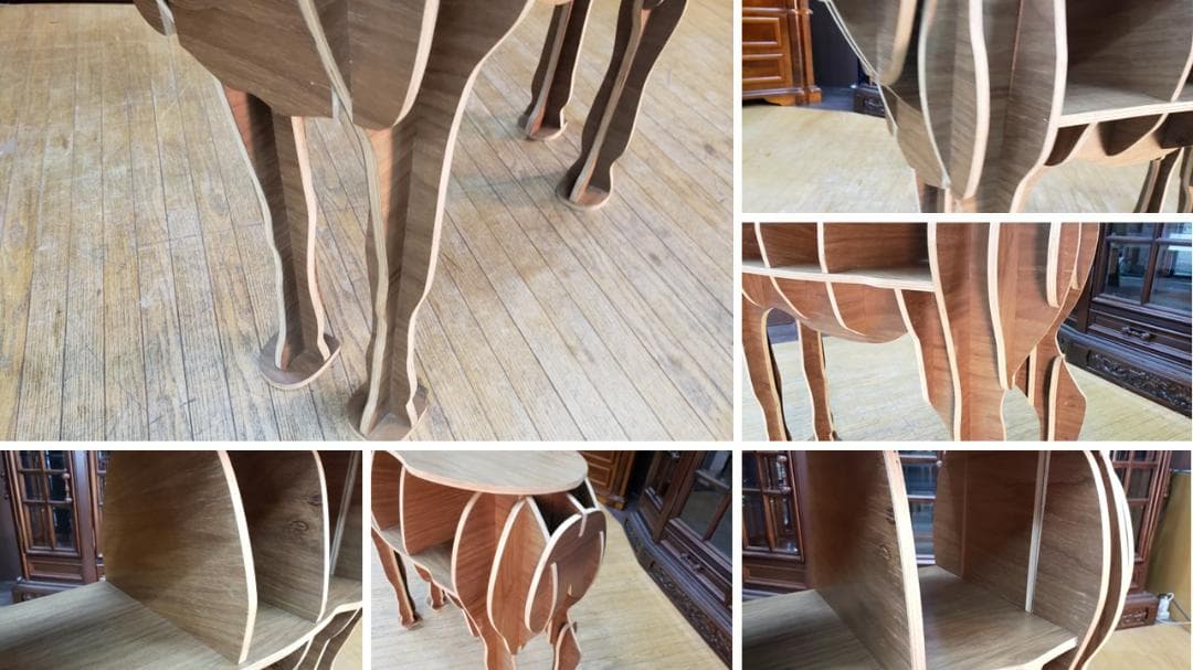 L2　アニマルシェルフ 鹿　飾り棚