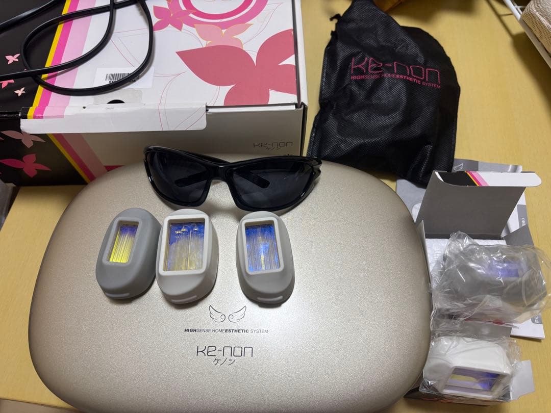 ke-non 脱毛器 未使用カートリッジ付き