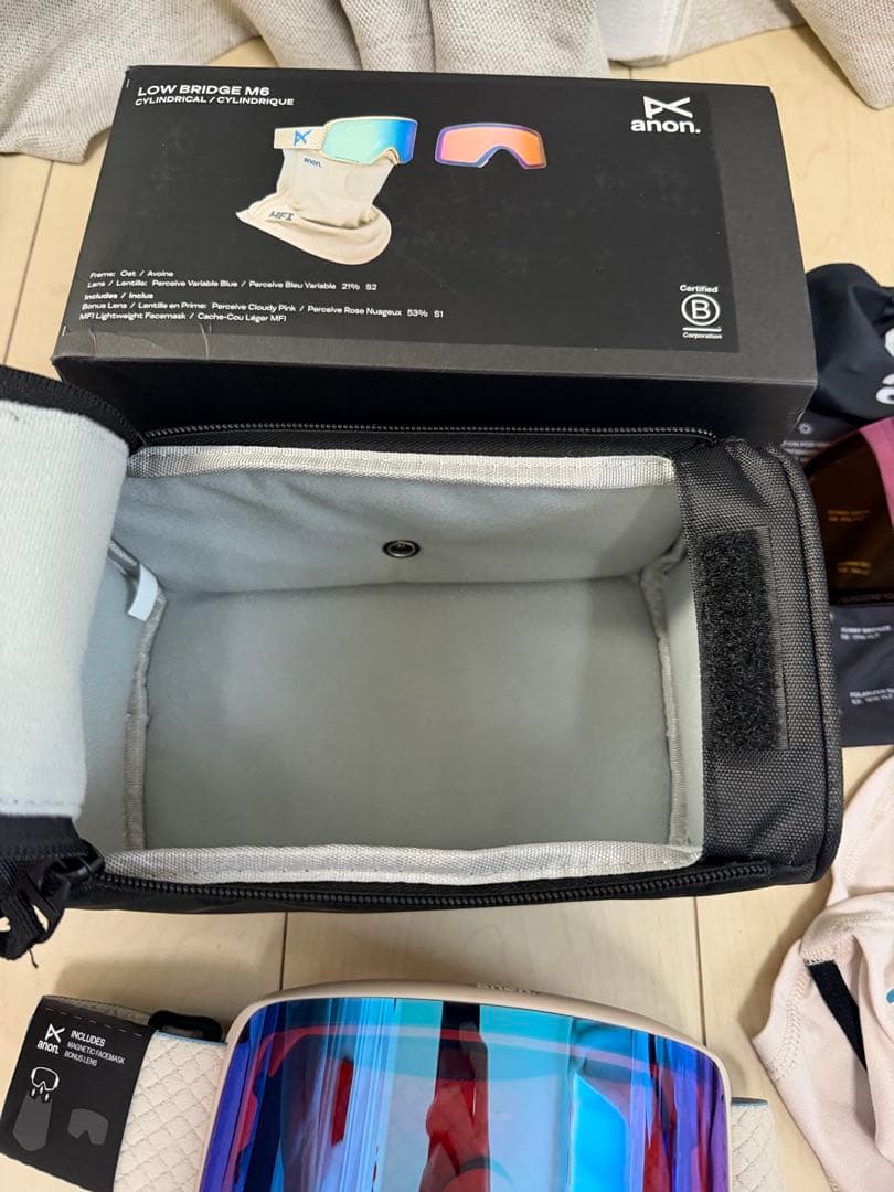 【25/26未使用】anon. M6 OATゴーグル ローブリッジ　バートン