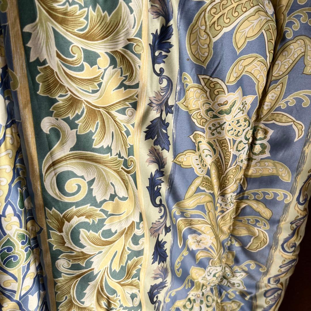 未使用　羊毛掛け布団　スーパーシュロップ　日本製　シングル　ブルー