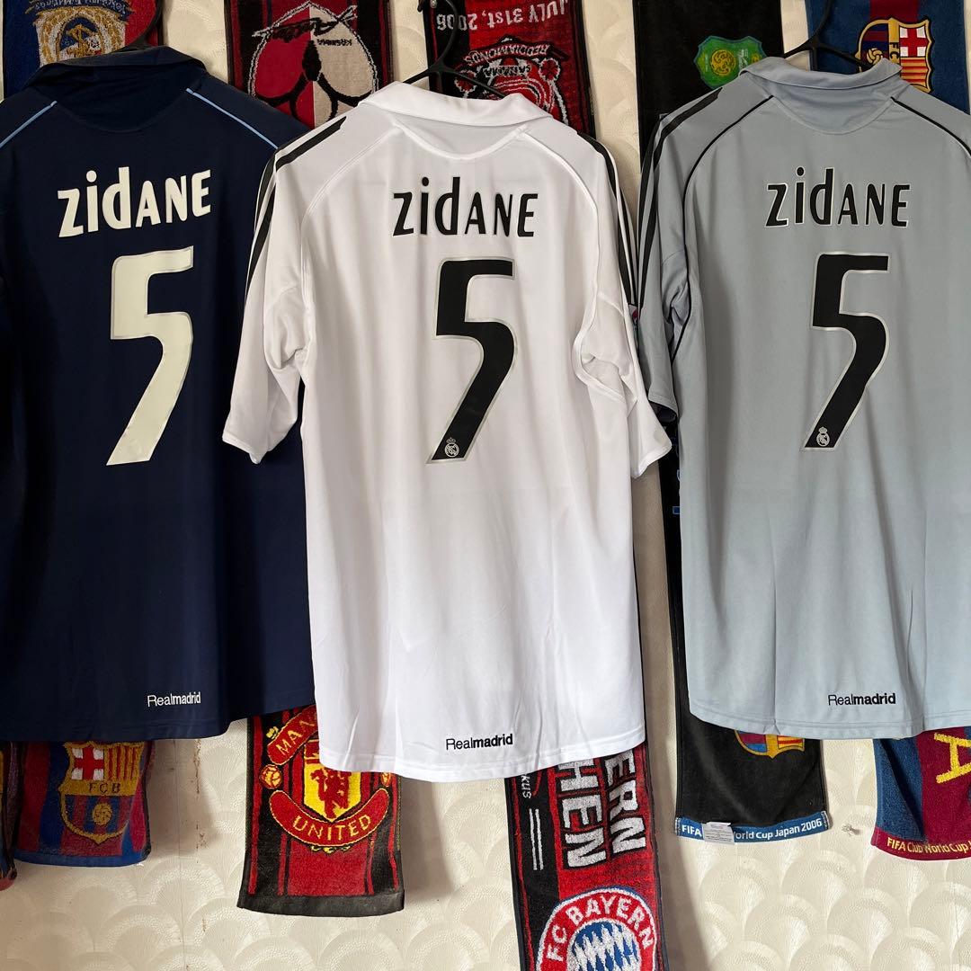 ジダン　レアル　マドリー　ユニフォーム