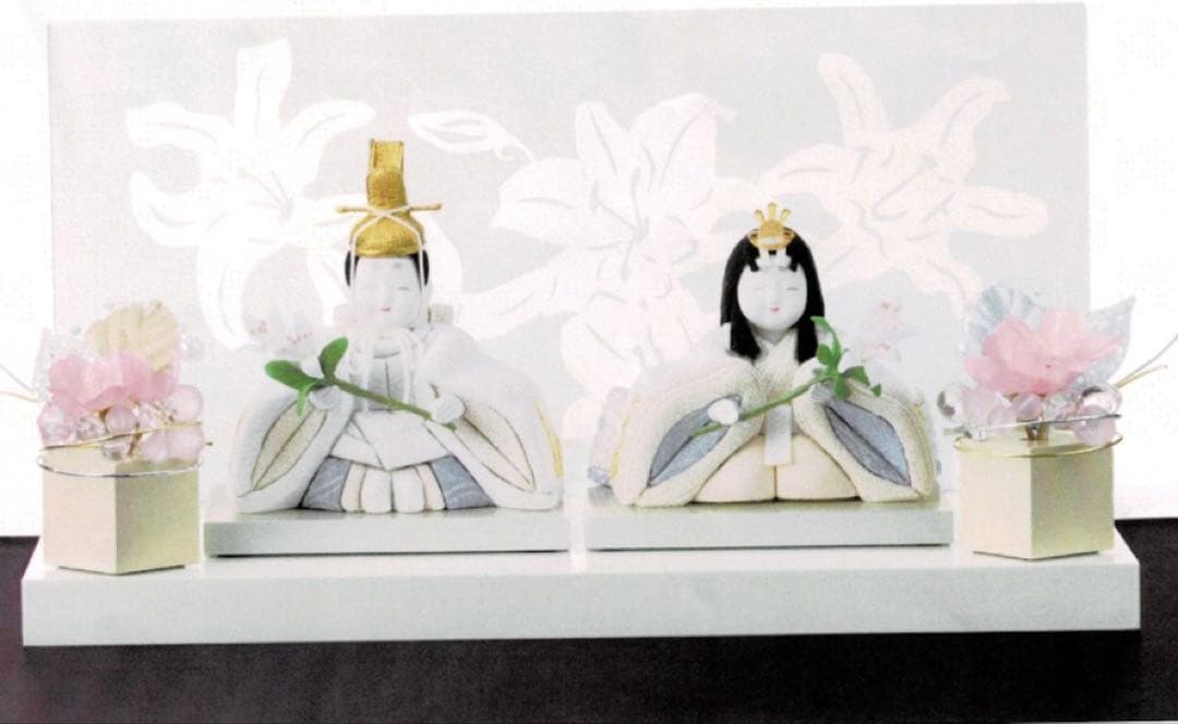 定価15.9万 真多呂人形 親王雛飾り カサブランカ