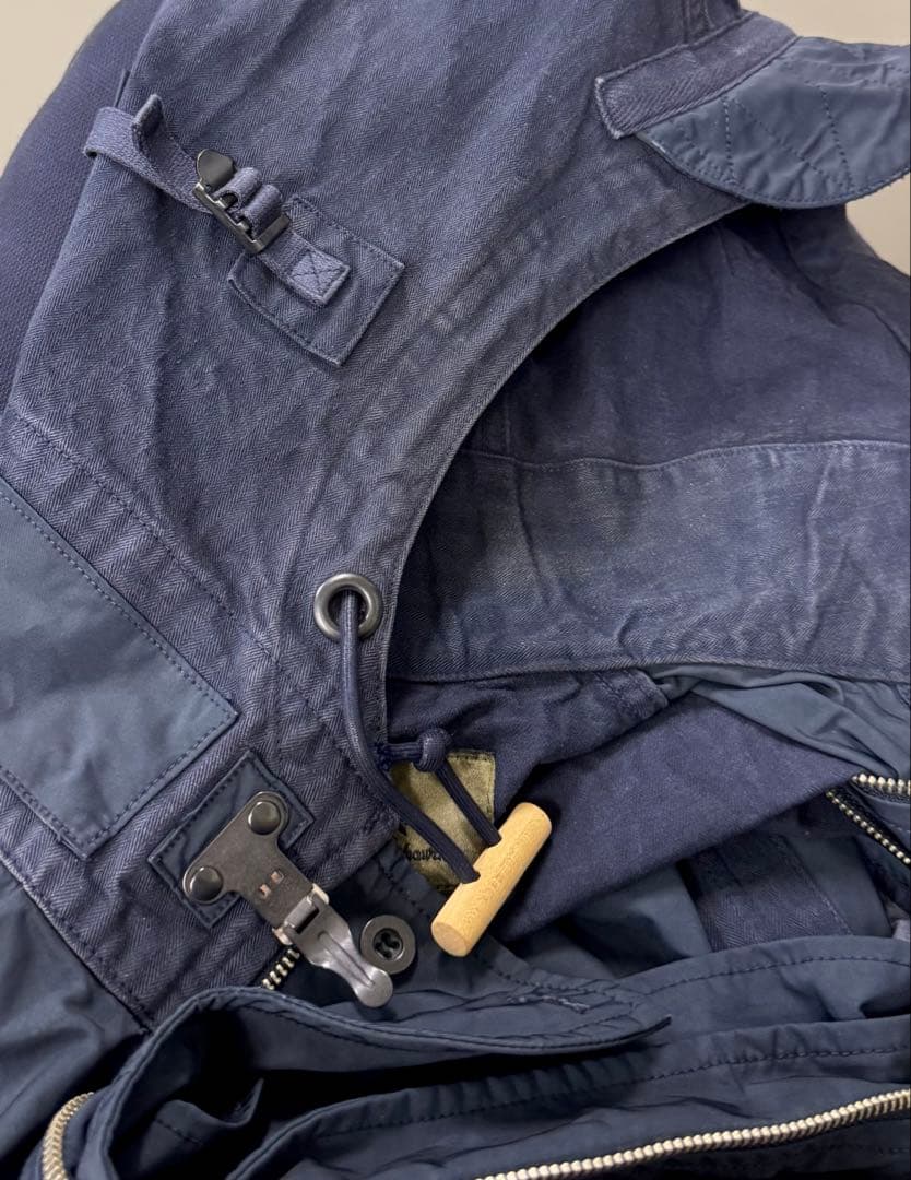 Nigel Cabourn ウェットウェザーパーカー 50 ネイビー