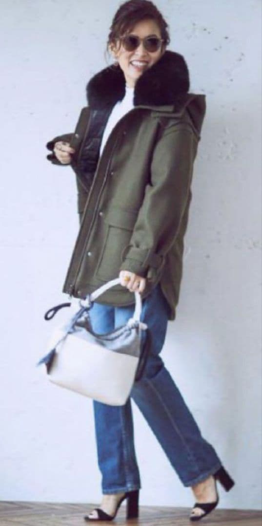 ナノ・ユニバース 大草直子×ODORANTES ダウンウール 西川ダウン 36