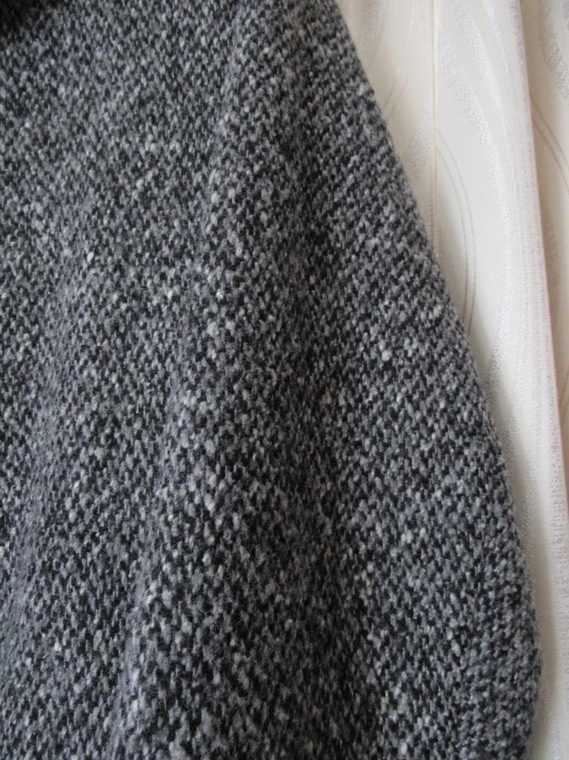 定価約10万円 TOMORROWLAND ウールツイード ロングコート S