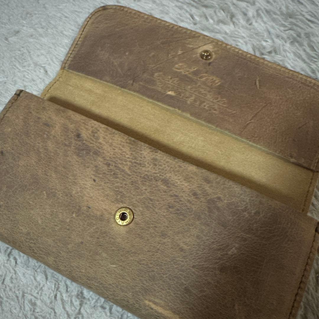 SLOW レザー 長財布 ブラウン　クーズー革　新品