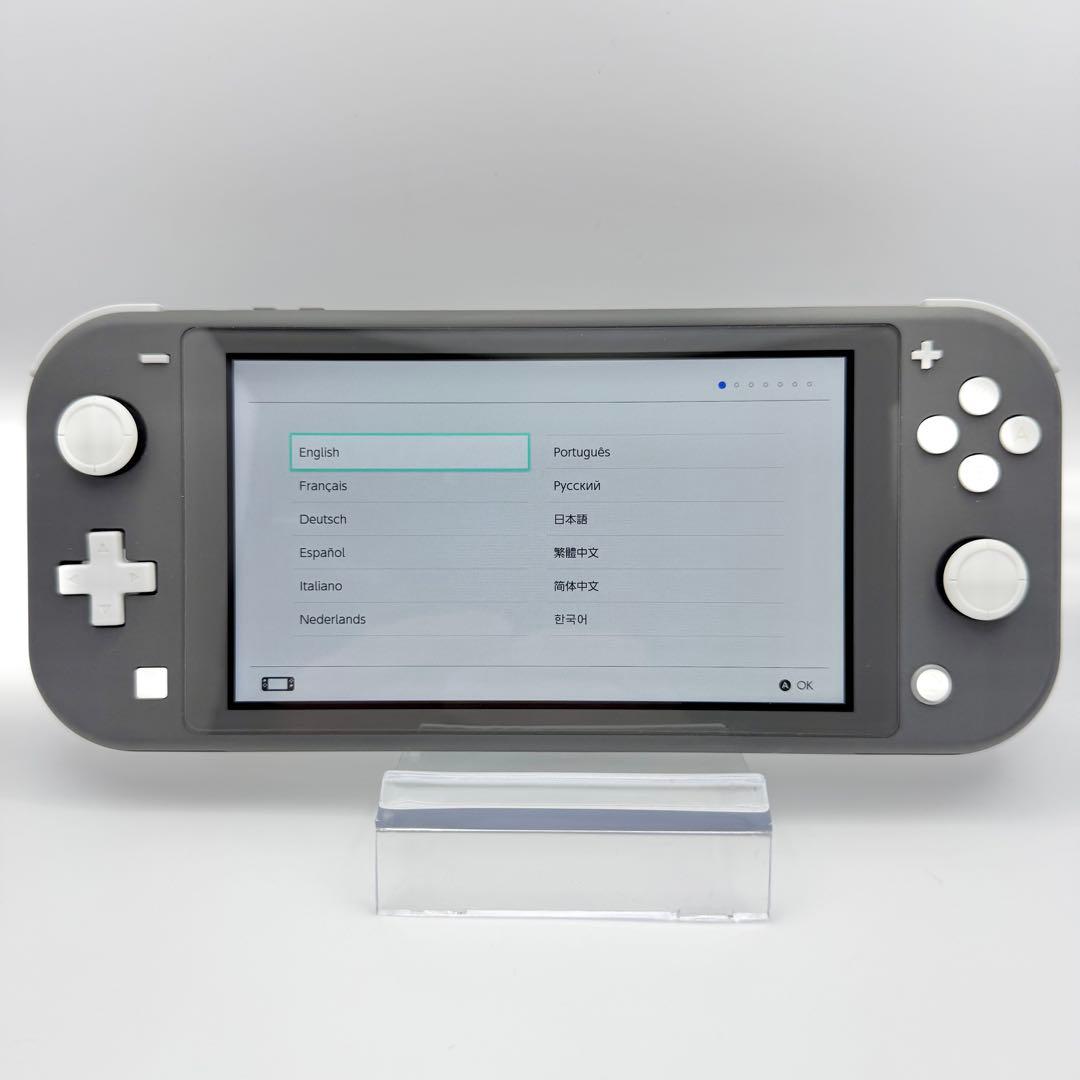 【極美品：未使用級】Nintendo Switch Lite グレー 完品