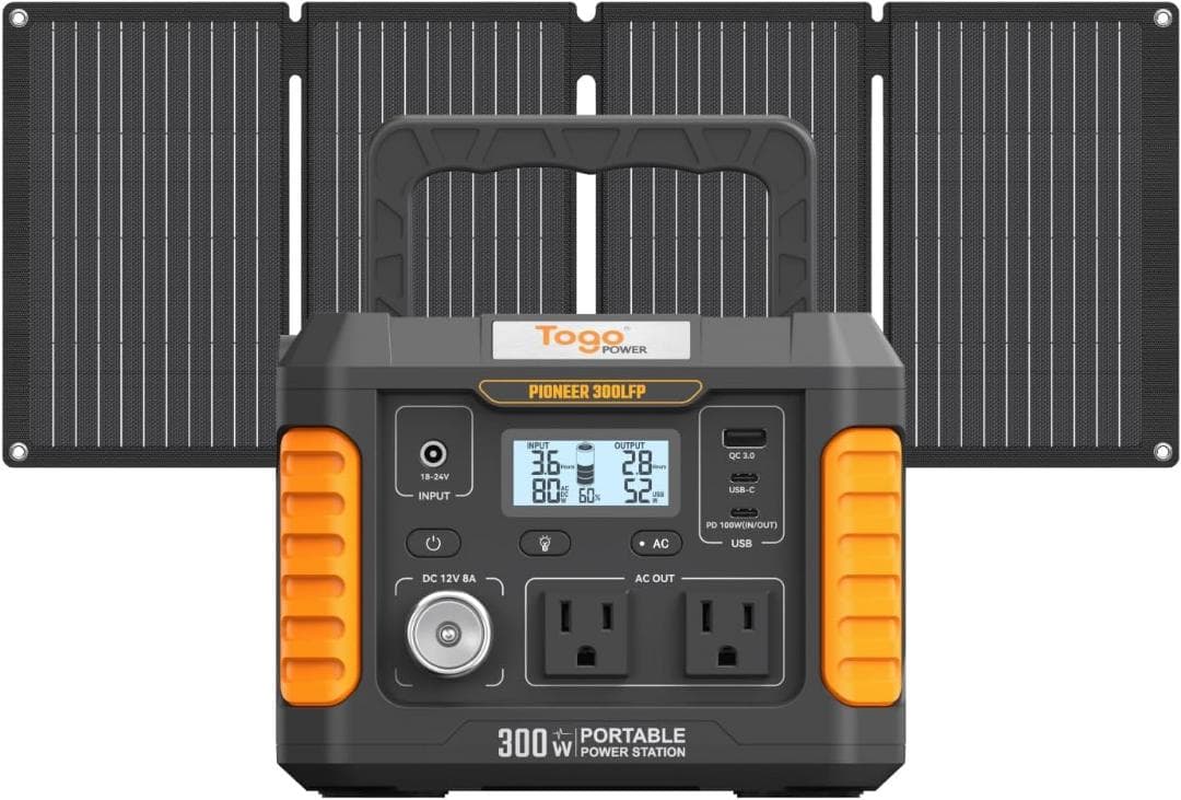 ✨️新品✨️Togo Power ポータブル電源 ソーラーパネル セット 小型