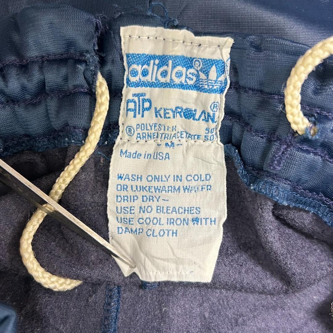 GT31《USA製》アディダス　ATPパンツ　ノーマーク　ジャージ　80s