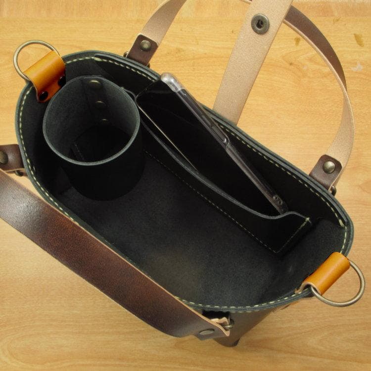 濃いグリーン　内ポケ付 ワンちゃんお散歩2WAYバッグ　WSB-10/AG