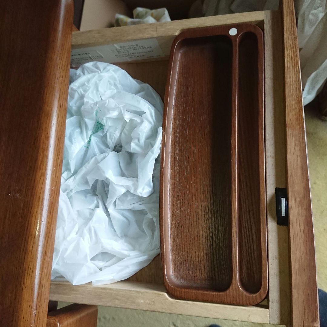 【①】学習机 光製作所　SDW556D 甲板天然木　ウレタン樹脂塗装