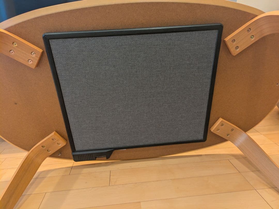 【美品】無印良品　楕円形こたつ　大