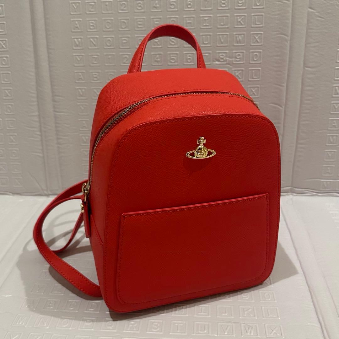 ヴィヴィアンウエストウッド リュック オーブ レザー レディース ロゴ