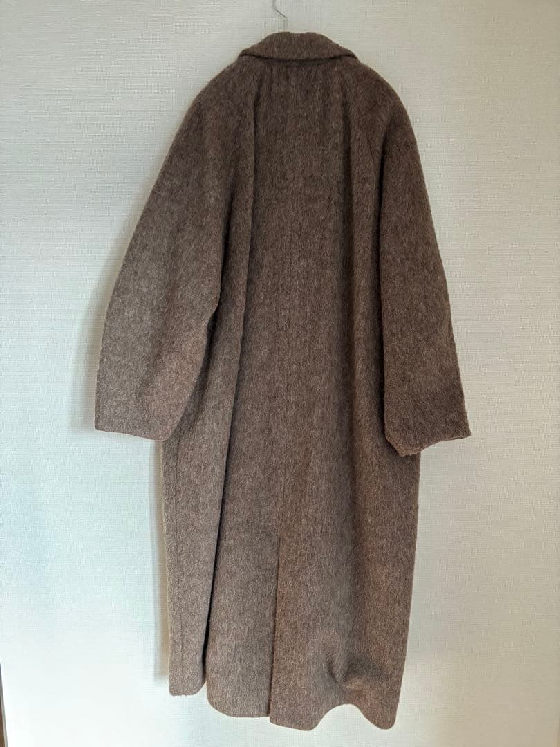 CLANE クラネDOUBLE WOOL LONG COAT ブラウン