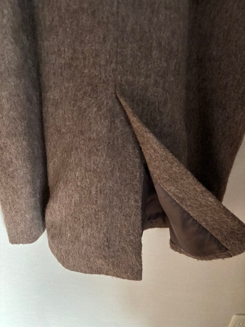 CLANE クラネDOUBLE WOOL LONG COAT ブラウン