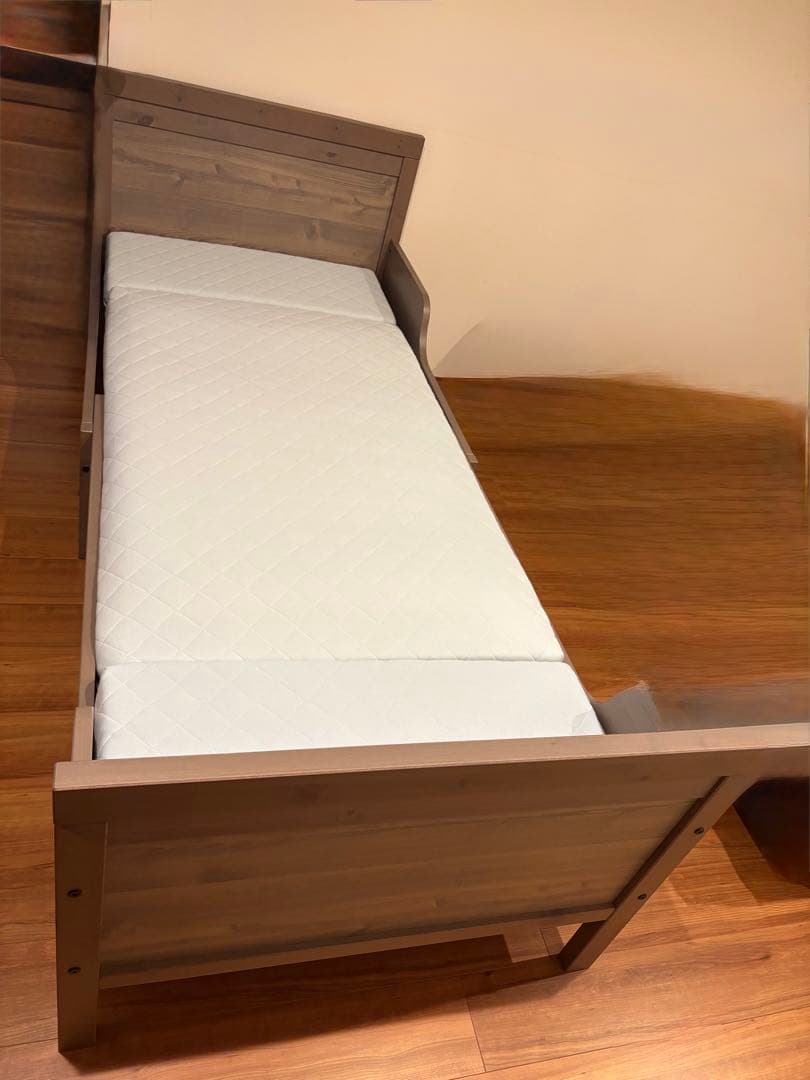 IKEA　ベビー〜子ども　伸長式 マットレス　シングル