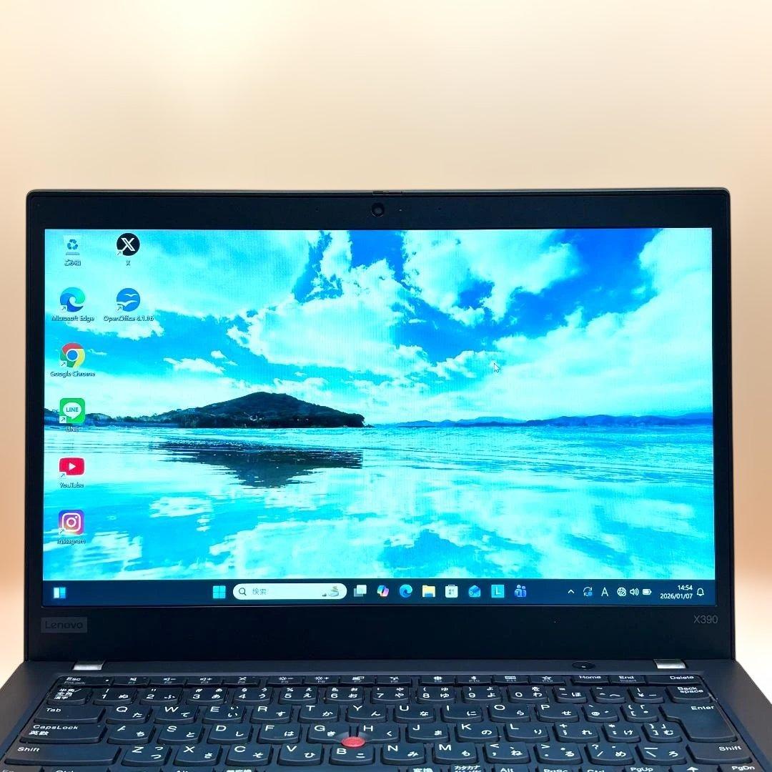 美品 Lenovo ThinkPad i5第8世代 8GB SSD256GB