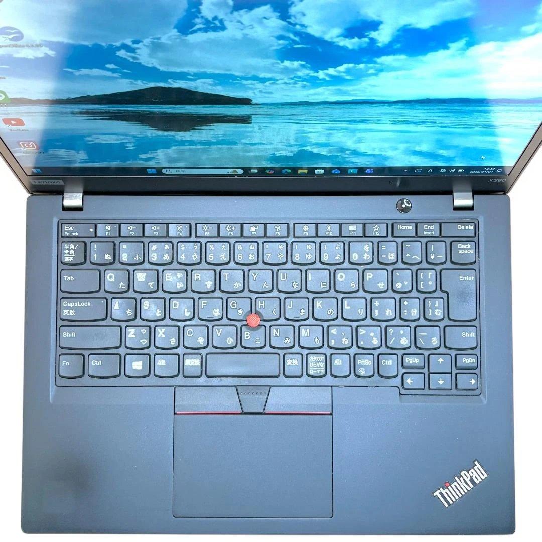 美品 Lenovo ThinkPad i5第8世代 8GB SSD256GB