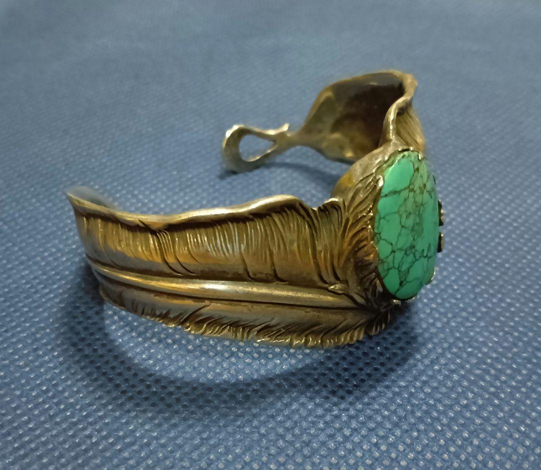 SAAD サード バングル ターコイズ フェザー SILVER シルバー 925