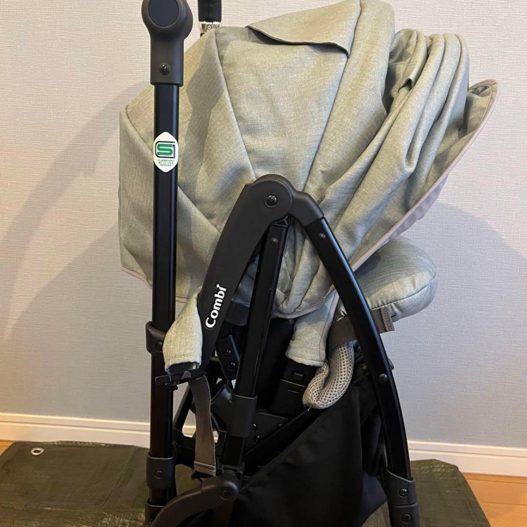 combiベビーカースゴカルminimoエッグショックDMバルクグレー即購入❌