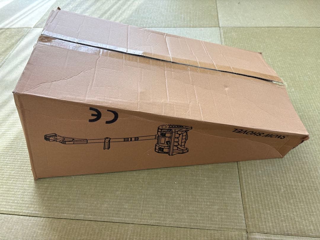 訳あり　電動除雪機 除雪幅30cm 21V 6000mAh バッテリー2個付き