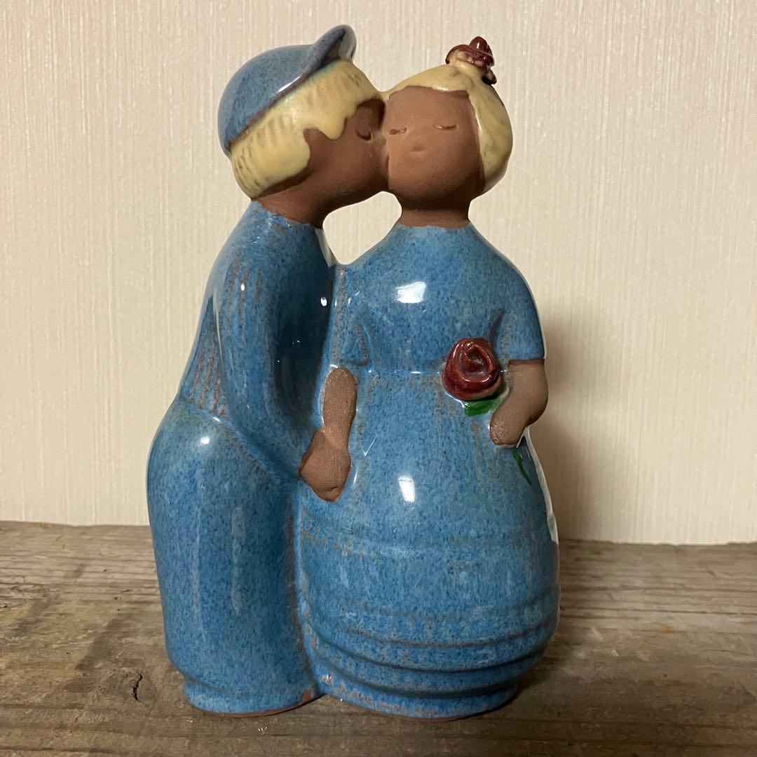 Jie gantofta SWEDEN製　陶器　人形　置物　オブジェ