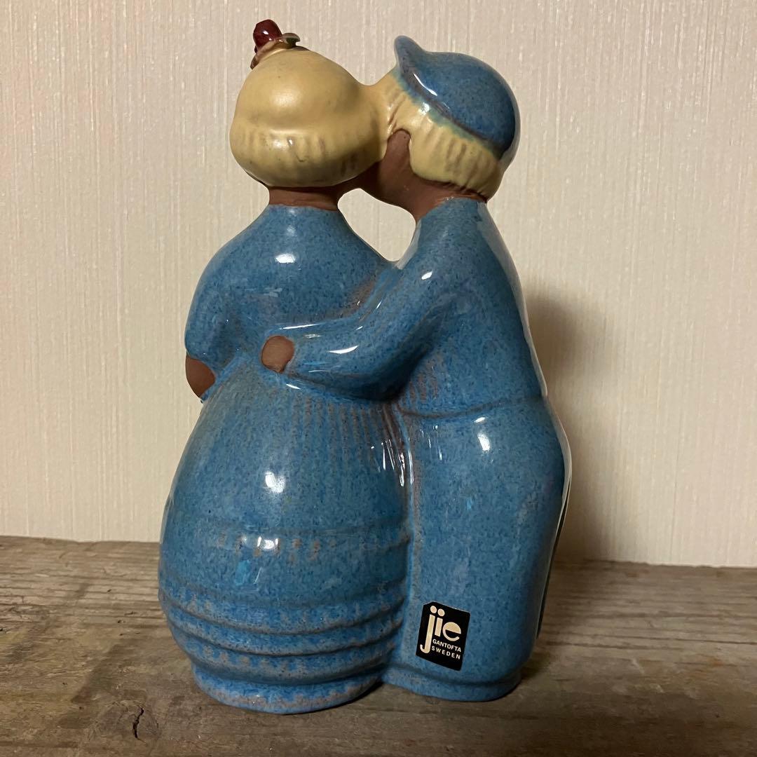Jie gantofta SWEDEN製　陶器　人形　置物　オブジェ