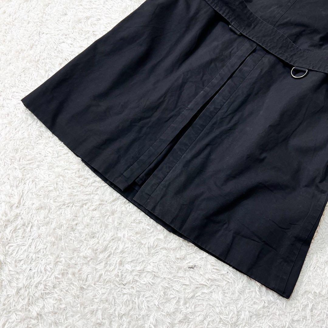 バーバリー トレンチコート メガチェック ライナー ベルト 綿 黒 Mサイズ