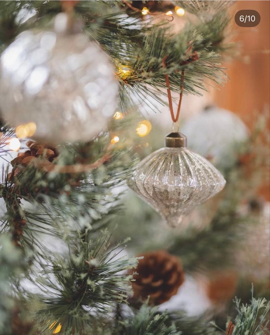 Antry ガラス製 クリスマスオーナメントセット 22個