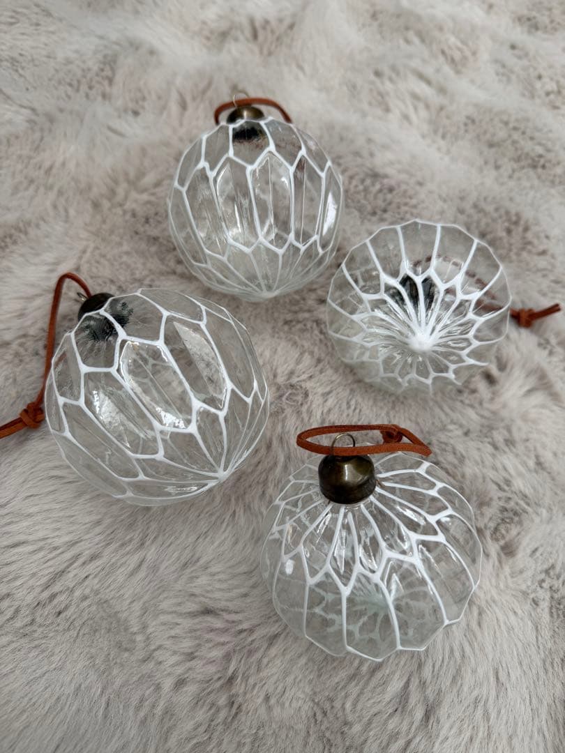 Antry ガラス製 クリスマスオーナメントセット 22個