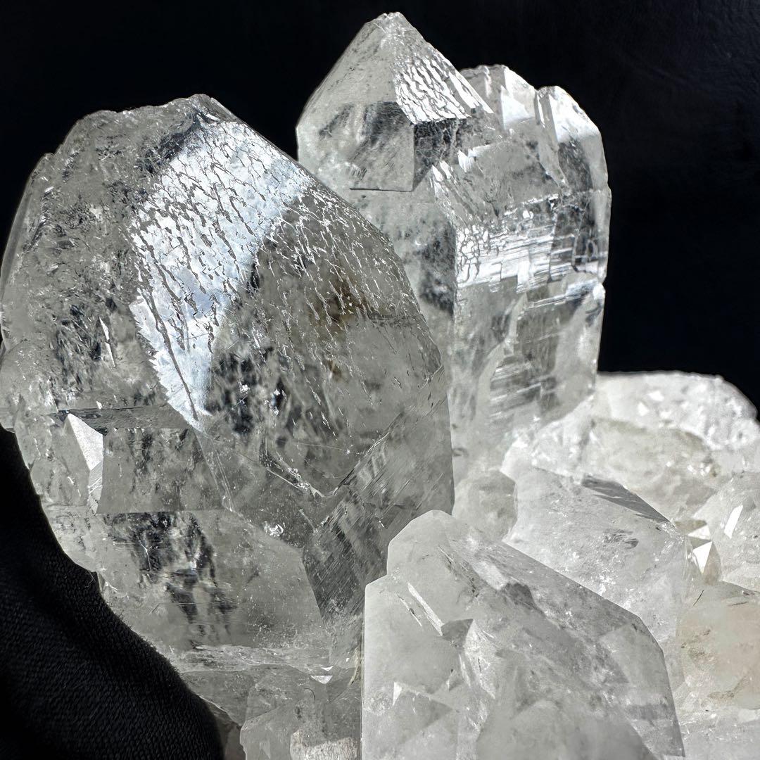 希少高透明度❗️マニカラン産☆虹入り☆ヒマラヤ水晶クラスター超強いパワーA1347