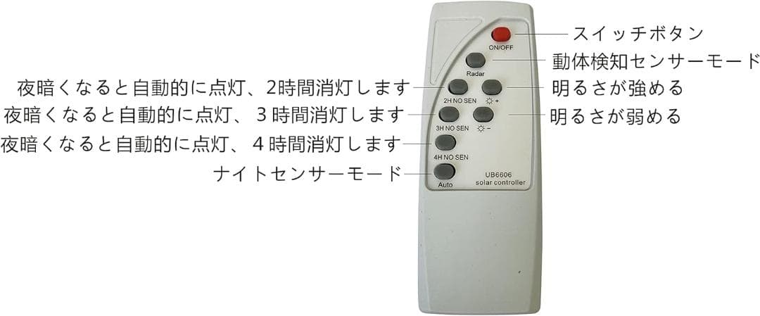 ソーラーライト屋外センサーライト LEDガーデンライト