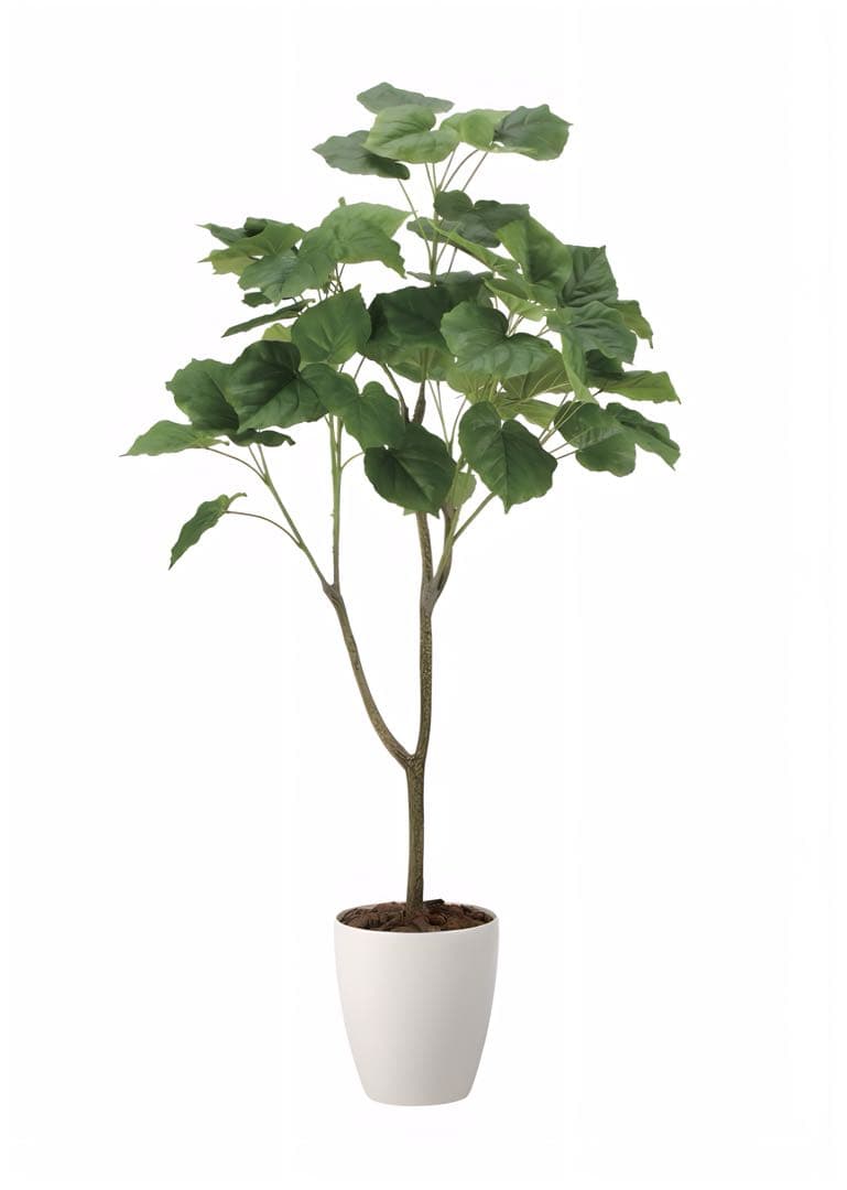 光触媒　人工観葉植物　フェイクグリーン　フィカスウンベラータ1.35m